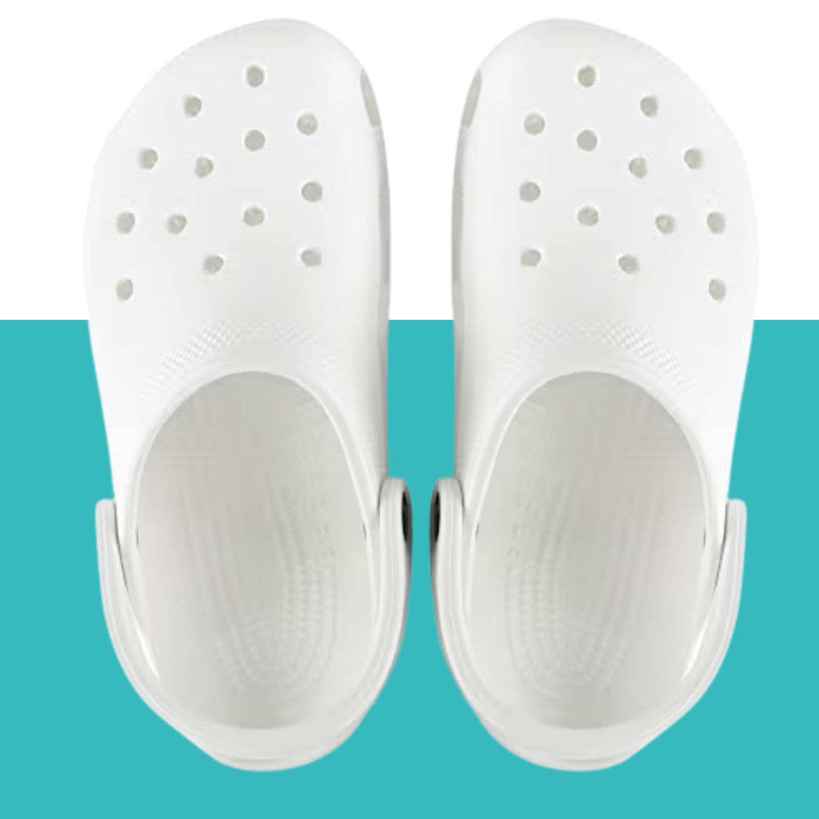 Crocs Classic White side angle