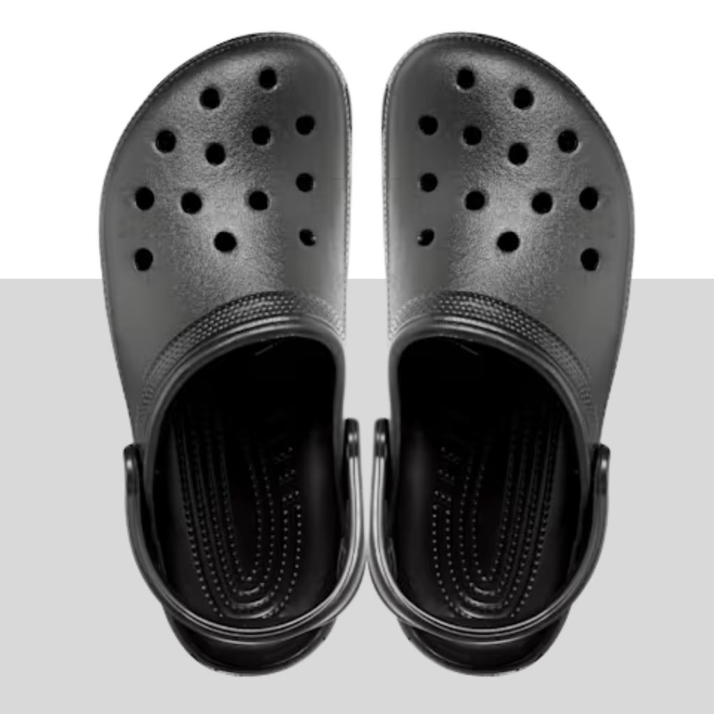 Crocs Classic Black side angle