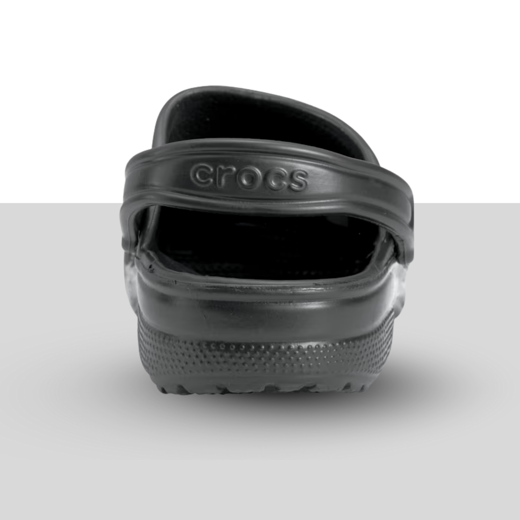 Black Crocs Classic breathable footwear
