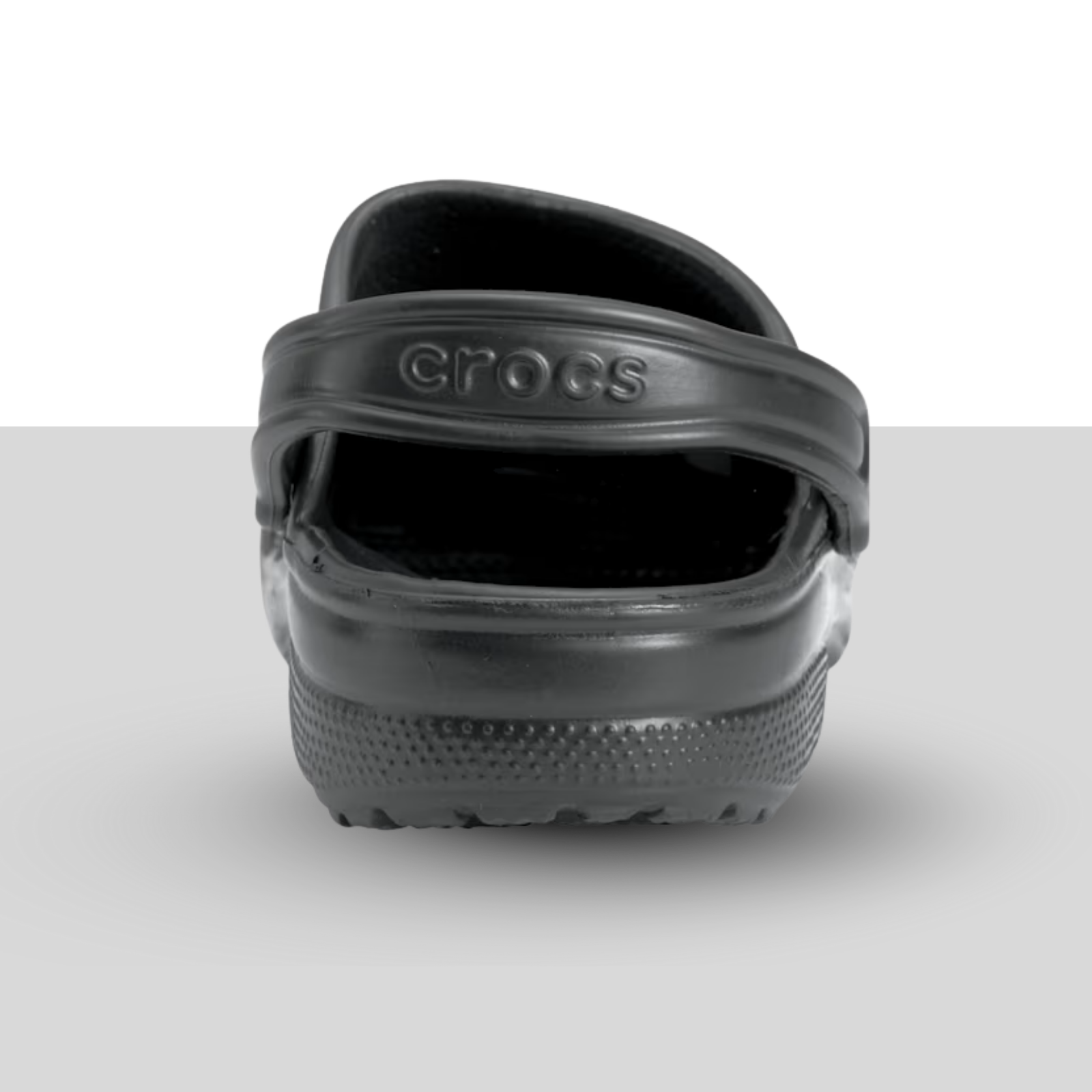 Black Crocs Classic breathable footwear