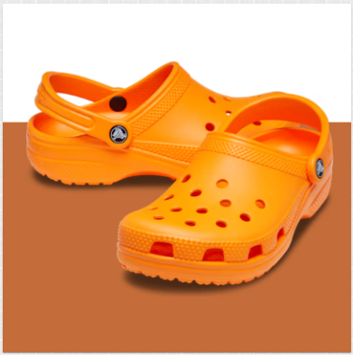 Crocs Classic Clog – Orange | Soft Color, Lightweight Comfort