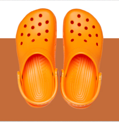 Crocs Classic Clog – Orange | Soft Color, Lightweight Comfort