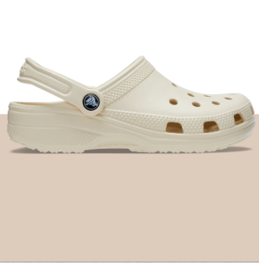 Crocs Classic Clog – Bone | Bold & Lightweight Everyday Comfort
