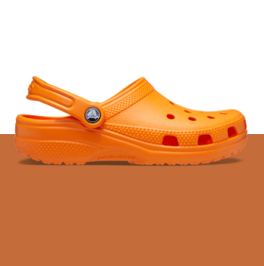 Crocs Classic Clog – Orange | Soft Color, Lightweight Comfort